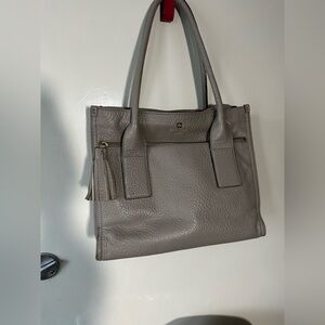 Kate Spade Taupe Leather Tote